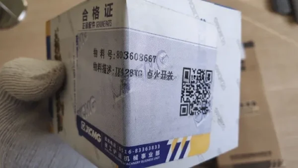 803608667 JK428KG Wheel Loader Ignition Switch Key LW200KV Spare Parts Cab Parts - صورة 5