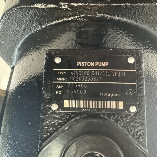 A7VO160LRH1 Axial Piston Pump | LRH1 Control, 350 Bar Open Circuit - Image 7