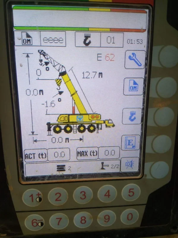 XCMG Crane Controller & Control Panel Cabinet with LCD Display System - Image 4