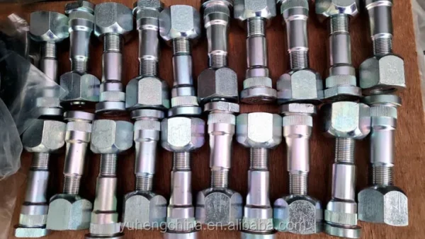 XCMG Wheel Bolt M14x1.5x45 Titanium (DACROMET Coating) - GB/T5785 Standard - OEM 805002117 - Image 5