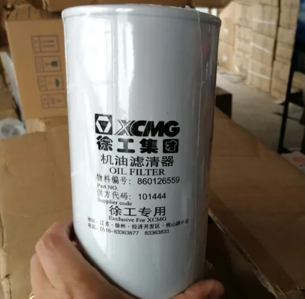 XCMG Genuine Fuel Filter 1000424916A for LW500K/LW500KN/LW54GV Wheel Loaders - Image 2