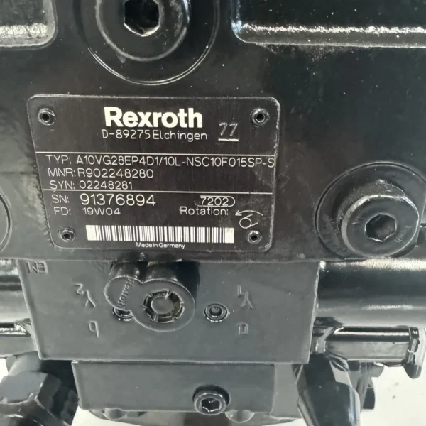 Rexroth A10VG28EP4D1 Hydraulic Piston Pump - A10VG Series - Image 6