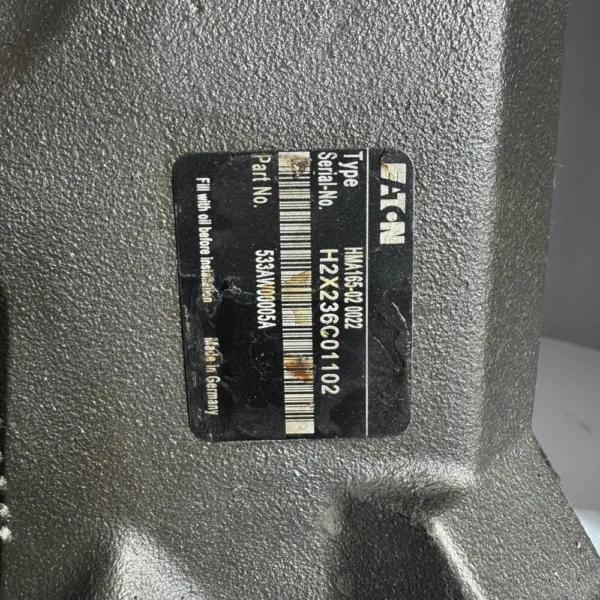 HMA165 Hydraulic Variable Displacement Piston Motor - OEM 90kW 30MPa - Image 3