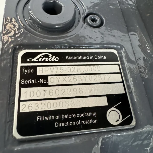 HPV75 Piston Pump for Excavator PC60 - Linde Hydraulic Main Pump - Image 5