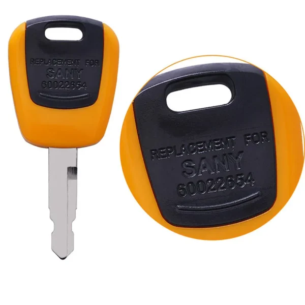 Original SANY 60022654 Plastic Key with Logo for Excavator Parts - Image 2