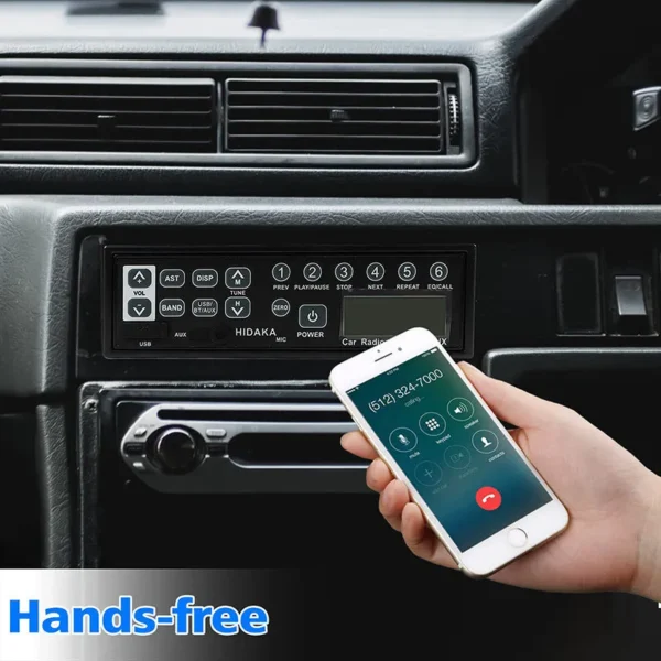 M200 Radio Universal Car Bluetooth USB AUX-in 24 Volt Excavator Radio for Komatsu Sumitomo Kobelco Takeuchi Excavator Parts - Image 4