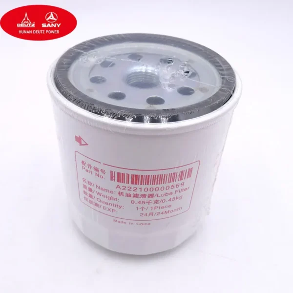 Sany SY55/SY60/SY65/SY75 Excavator Oil Filter A222100000569 for Isuzu 4JG1 Engine - صورة 6
