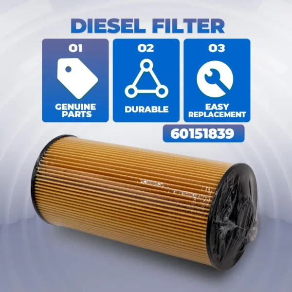 Any Machinery Parts Diesel Fuel Filter PF-CO-02-01060 60151839 B222100000551 for SY55/60/65/75/95/365/375/395/415/485/500/750 - صورة 3