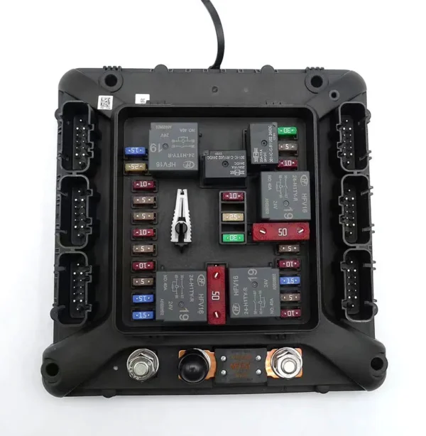 Original Sany 140107000091C SEMP-24V Fuse Box for SY Series Excavators - Image 2