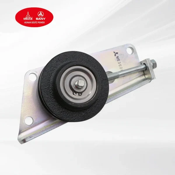 Sany Excavator Accessories Diesel Engine Belt Tensioner Assembly Catidler Pulley Support 60076745  for Engine 6D24
