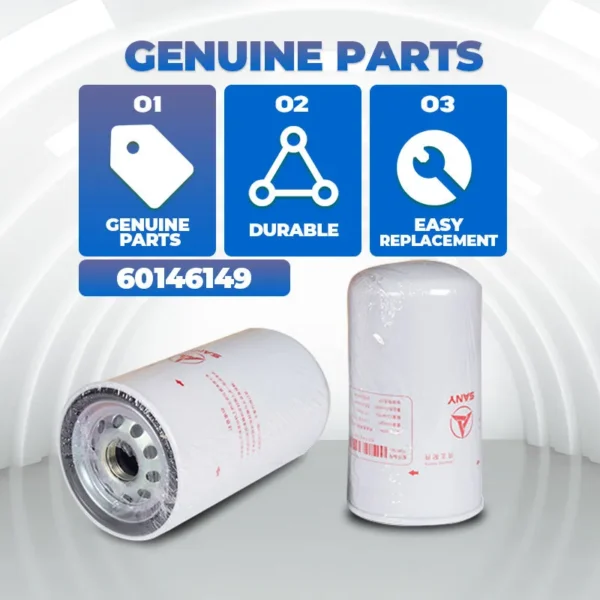 Genuine Sany SY385/SY405/SY425/SY465 Diesel Filter 60146149 (P502233) - Image 5