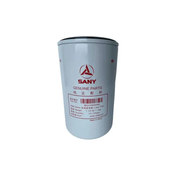 Genuine SANY 60344672 Excavator Oil Filter | OEM Replacement Part - Image 2