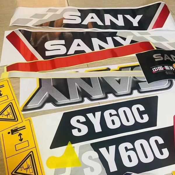 Sany SY215C Excavator Full Body Decal Kit for Sany Series - Image 2