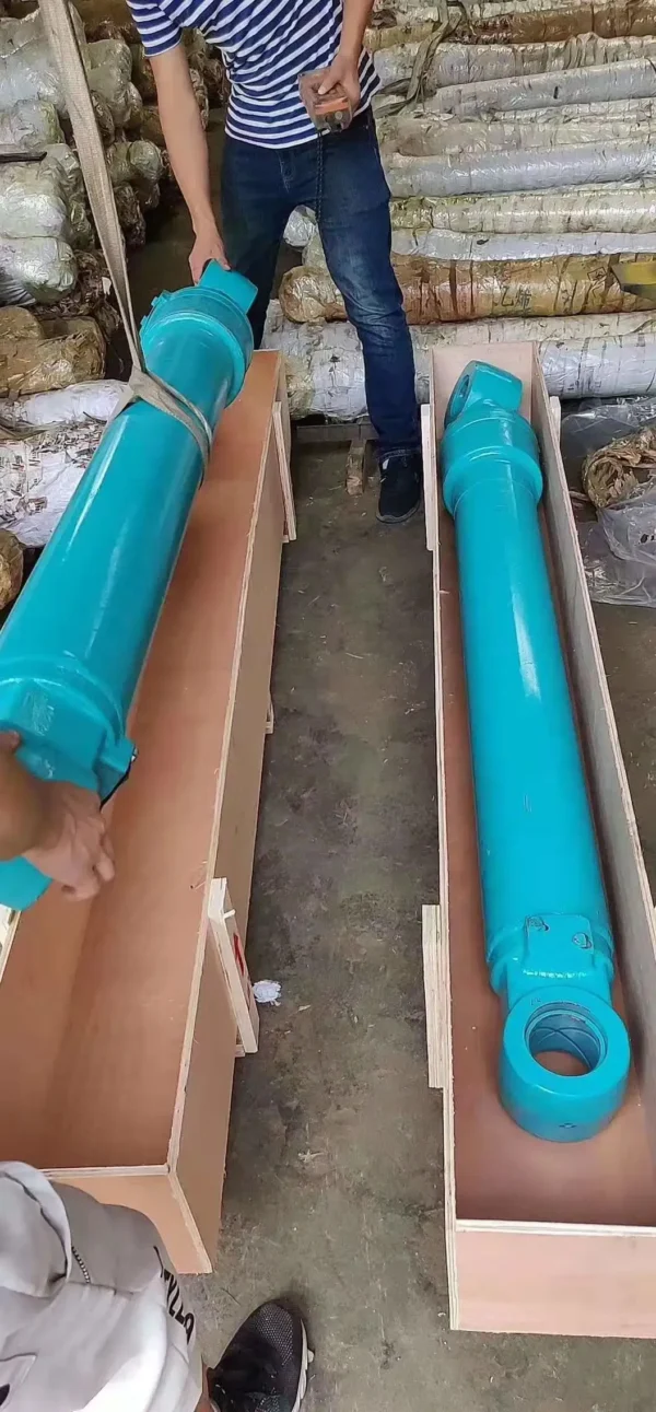 SY215C-8 SY215C-9 Hydraulic Arm Boom Bucket Cylinder Hydraulic Arm Cylinder for Sany Excavator Stick Oil Cylinder – Bild 3