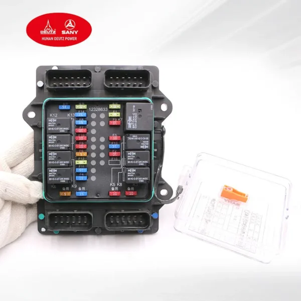 SANY SY75 Excavator Fuse Box 12318635 24V Power Integration Module - Image 6