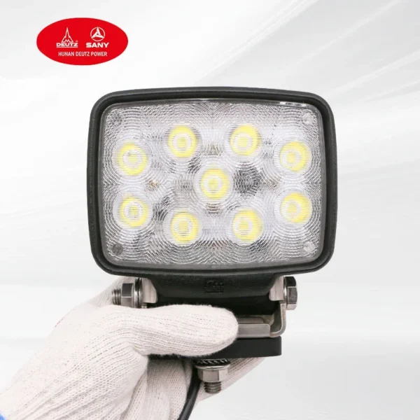 Sany Excavator Genuine LED Work Light with Hydraulic Solenoid Valve for SY485/SY215C/LW210B - Image 3