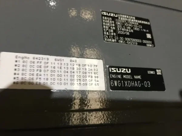 Isuzu AH-6WG1X 300kW Diesel Engine for Sany SY485/SY500/SY550H Excavators - Image 5