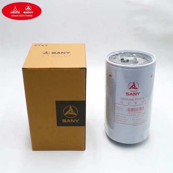 Sany Excavator Oil Filter B222100000551 for SY195/SY205/SY215 | TUV & CE Certified | 99.5% Efficiency
