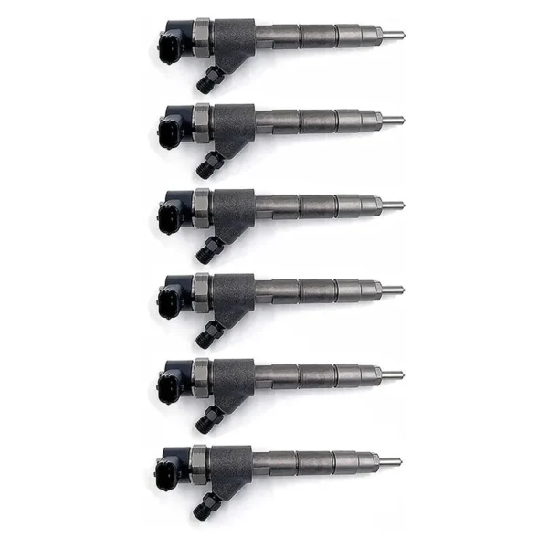 SANY SY245 SY265-9 SY265-10 Tracked Excavators 6PCS Fuel Injector 0445110603 Compatible with Mitsubishi D06FR
