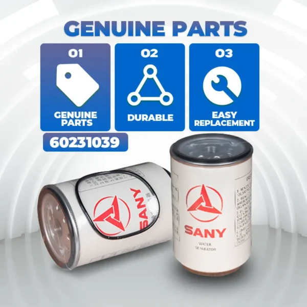 Sany SY65 Excavator Oil-Water Separator Filter Element D03S3.14-4 (60231039) - Image 6