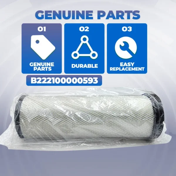 Sany SY305-SY485 Excavator Air Safety Filter Element P777869 Mitsubishi Compatible - Image 4