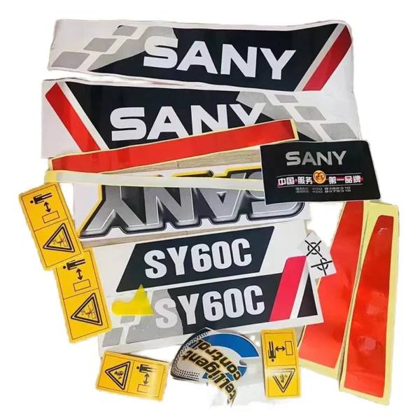 Sany SY215C Excavator Full Body Decal Kit for Sany Series