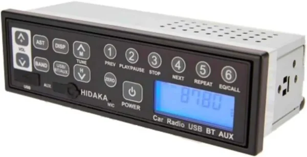 24V Universal Excavator Bluetooth Radio with USB/AUX | Hitachi Komatsu Kato OEM - Image 7