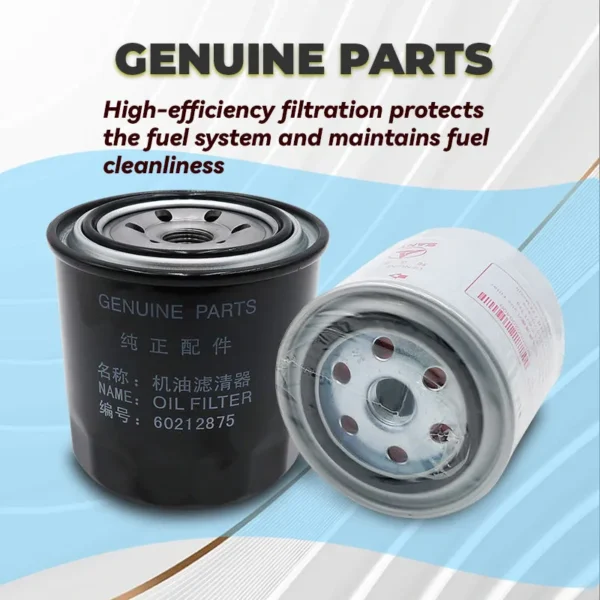 Genuine SANY SY60 Excavator Oil Filter 60212875 for Kubota Engines - Image 4