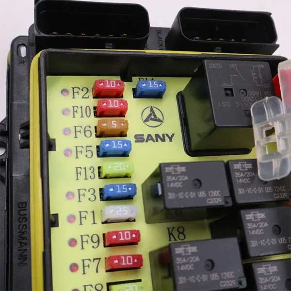 Sany SY60/SY75/SY85/SY95 Excavator Fuse Box (Partie# 12824424) - Image 5