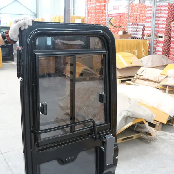 SANY SY75C Excavator Side Door Glass Assembly - Genuine OEM Replacement Part - Image 5