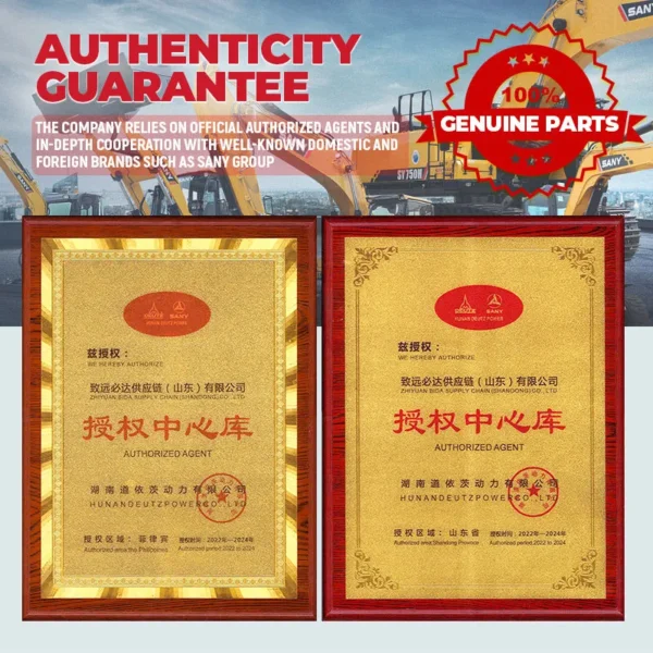 SANY SY215-10 Excavator Genuine Fuel Filter F02-01210 (60286608) | CE & ISO Certified - Image 5