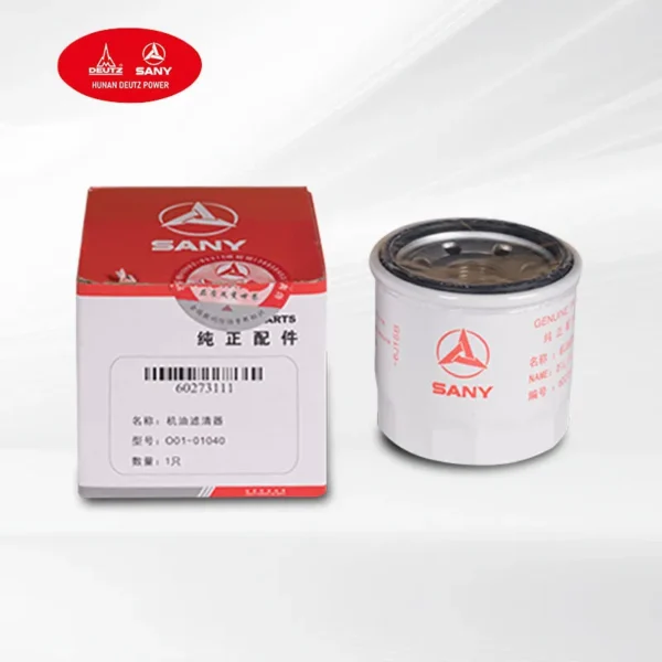 Sany Hydraulic Oil Filter   60273111O01-01040 Sany Excavator Oil Filter  Suitable for Sany Excavator SY16