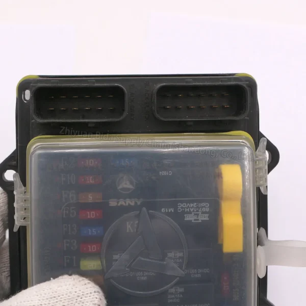 SANY SY75C Excavator Fuse Box & Relay Panel Assembly | Genuine OEM Part - Image 6