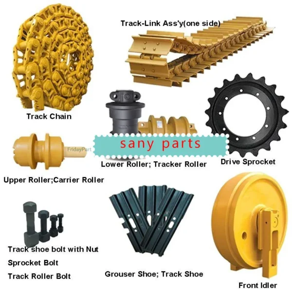 Genuine OEM SANY Excavator Bucket & Mini Dozer Parts - Replacement Attachment - Image 4