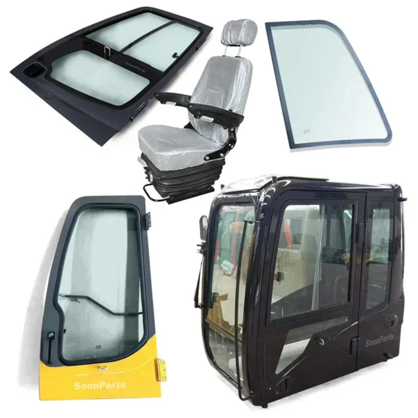 Komatsu PC200 Excavator Cab Door Assembly | Original OEM Replacement