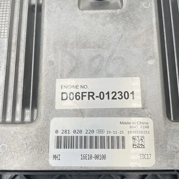Electronic Control Unit ECU ECM for SANY SY245 SY265 Excavator D06FR-012301 Engine Spare Parts Ecu Card for Sany Crane – Bild 5