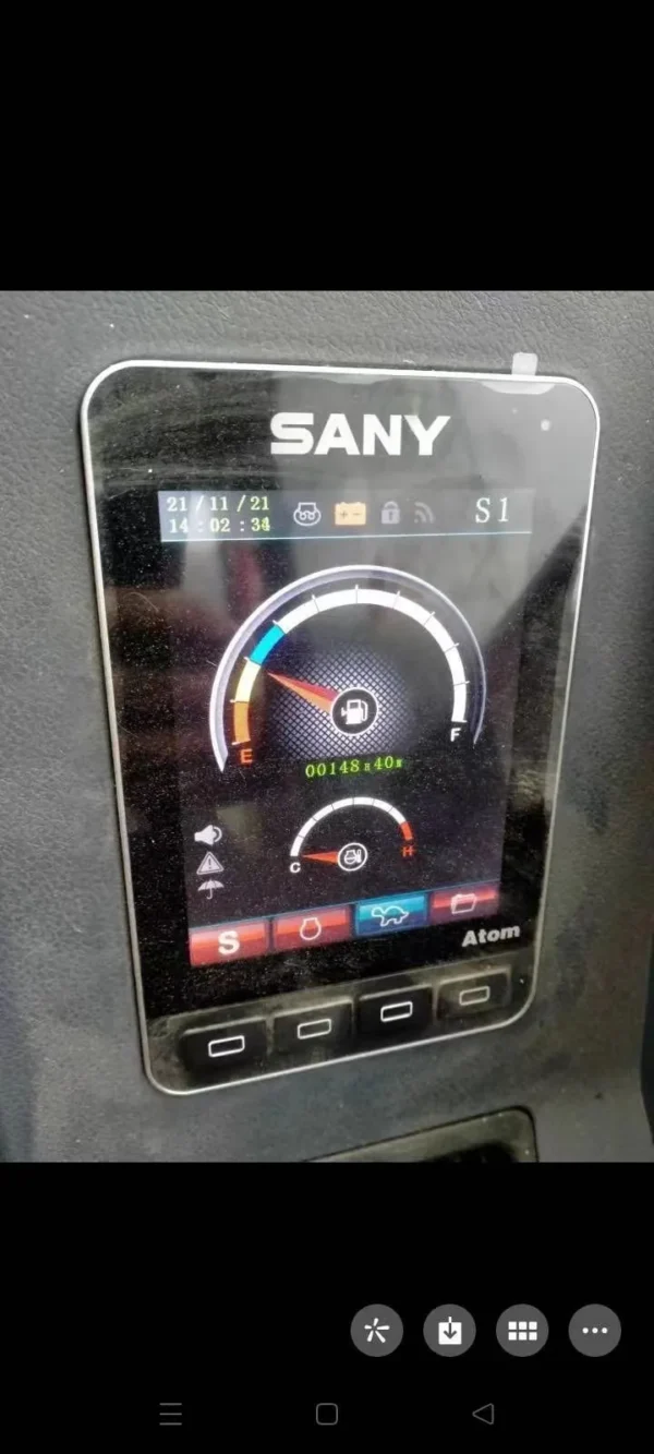 Original Sany SY215C Excavator Display Monitor | OEM Replacement Part - Image 6
