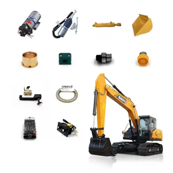 Genuine SANY SY215C Excavator aftermarket parts for India Market | OEM Quality