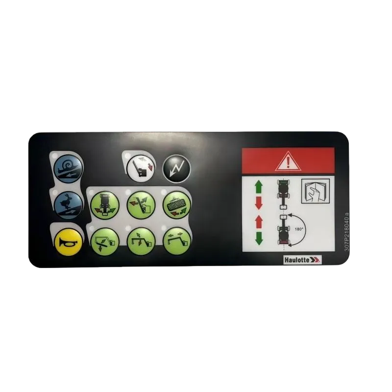 Haulotte Boom Lift Control Box Decal 307P218040 for HA12IP/HA15IP